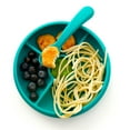 thumbnail image 5 of OXO Tot Silicone Divided Plate - Teal, 5 of 8