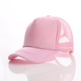 thumbnail image 1 of Gorras juveniles ajustables, gorra de béisbol transpirable, camionero, gorra de papá de verano hola suerte  unisex, 1 of 2