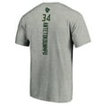 thumbnail image 3 of Men's Giannis Antetokounmpo Heathered Gray Milwaukee Bucks Playmaker Name & Number Team T-Shirt, 3 of 3