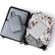 thumbnail image 4 of Juego de 3 cubos de viaje | Organizadores de equipaje de compresión para maletas | Diseño de doble capacidad | Nailon ligero e impermeable | Negro, blanco, rosa y gris, 4 of 7