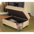 thumbnail image 2 of Rectangular Tufted Storage Ottoman, Multiple Colors, 2 of 3