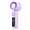 Purple, variant on Handheld Fan High Speed Turbo Cooling Fan with 199 Speed Levels Rechargeable Portable Mini USB Desk Fan with LED Digital Display for Travel Outdoor Activities Office Heat Relief