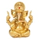 thumbnail image 1 of Estatua de Ganesha india Sincero escultura de elefante Dios hindú Resina Decorativa oro, 1 of 9