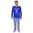 thumbnail image 3 of Let's Get Lit Hanukkah Matching Family Pajamas, Hanukkah Family PJs With Dog, Size NB - Men 6XL, 3 of 7