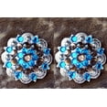 thumbnail image 3 of 8 Hilason Western Berry Conchos Glass Rhinestones Bling 1.5" Tack cowgirl, 3 of 7