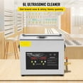 thumbnail image 3 of VEVOR 6L Upgraded Ultrasonic Cleaner Professional Digital Lab Ultrasonic Parts Cleaner with Heater Timer for Jewelry Glasses Cleaning, 3 of 10