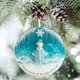thumbnail image 4 of Seyotauo Sea Glass Friendship Heart Ornament Keepsake, Unique Round Sea Glass Christmas Tree Hanging Ornaments, Friendship Acrylic Decor for Home Office Christmas Tree Festive Ambiance Decorations, 4 of 8