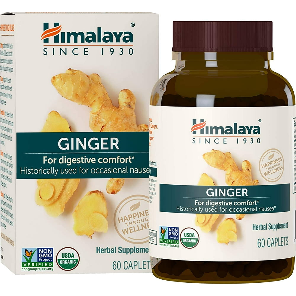 Himalaya Organic Ginger Supplement Equivalent to 4,766 mg of Ginger