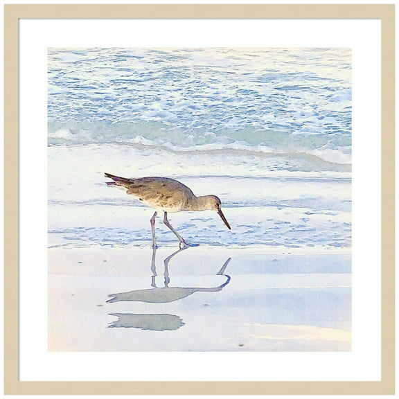 Amanti Art Sandpiper Dreams II Wood Framed Wall Art Print