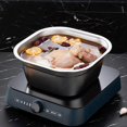 thumbnail image 4 of 2pcs Stainless Steel Vegetable Basin Metal Wash Tub For Kitchen Washing Dishes And Vegetables Durable Sturdy, 4 of 4