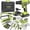 Green, variant on PULITUO 20V Cordless Drill Tool Set, 199-Piece Home Repair Kit with 2 Batteries, Pink