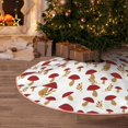 thumbnail image 5 of Sikiie Red Mushroom Nativity Christmas Tree Skirt, Jesus Christian Winter Holiday Tree Mat Decoration(30-48IN)48", 5 of 6