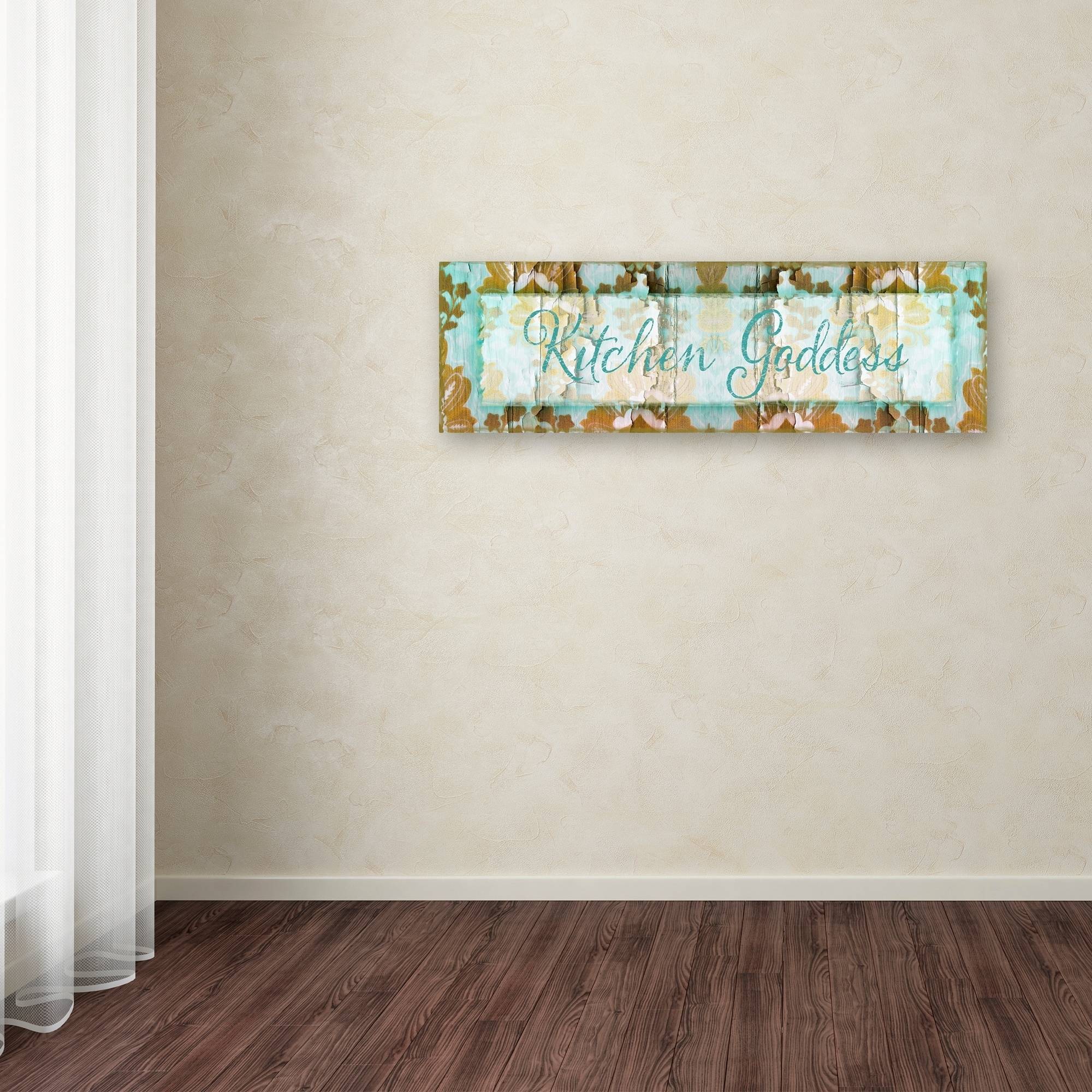 Trademark Fine Art "Kitchen Goddess" Canvas Art by Color Bakery
