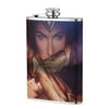 Portable Flagon Wine Pot Stainless Steel 8 OZ Wonder Woman