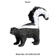 thumbnail image 2 of Ksopiavobs Realistic Animal Figures Skunk Figurines, Science Project, Cake Topper, Early Educational Toys Birthday for Toddlers Kids Age 3 4 5, 2 of 5