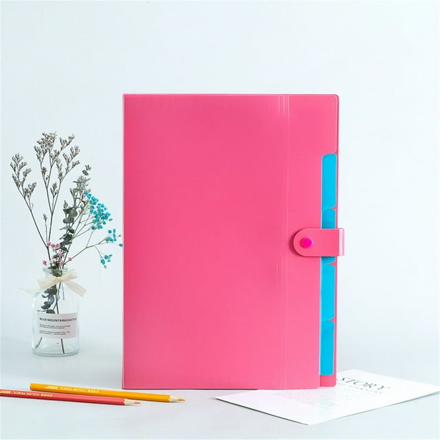 Tools Clearance Sale, Multifunctional Student Storage Folder Bag Red Folder Accordion Document Organizer Letter, 1X Folder, By Meiiso