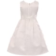 thumbnail image 2 of Little Girl Sleeveless 3D Butterfly Bow Easter Party Flower Girl Dress USA Off White 2 JKS 2112 BNY Corner, 2 of 4
