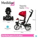 thumbnail image 4 of Triciclo para Niños The Baby Shop  para bebés, evolutivo Luz y Sonido Rojo - 7 en 1, 4 of 7