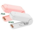 thumbnail image 2 of New Mini Bag Clip Machine Heat Sealing Portable Plastic Impulse Sealer PINK, 2 of 8