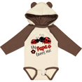 thumbnail image 3 of Inktastic My Papa Loves Me with Cute Ladybugs Boys or Girls Long Sleeve Baby Bodysuit, 3 of 5