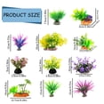 thumbnail image 3 of Xoxingysm Artificial Flowers Aquarium Artificial Plants Realistic Fish Tank Decorations Lifelike Plastic Water Plants for Aquarium Landscaping & Hideouts, 3 of 7