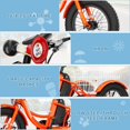 thumbnail image 4 of ABORON 16" Kids Electric Trike for Boys Girls, 35 Miles 250W 24V Fat Tire Electric Tricycle, 3 Wheels Motored Bicycle, Aluminum Frame Electric Tricycle Etrike with Removable Battery and Basket, 4 of 11