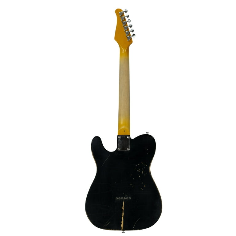 Sawtooth ET Relic Electric Guitar, Black Retro Pack