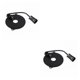 thumbnail image 2 of Sidaley Car Distributor Plate Portable Replacement Detachable Professional Modified Solid Color Interior Automotive Igniter Negro 2piezas, 2 of 6