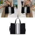 thumbnail image 3 of EeaseMX 1 bolso de mano de gran capacidad, moderno y elegante, para mujer, bolso de hombro (negro), 3 of 7
