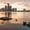 Detroit Skyline Horizon, variant on Elephant Stock Jersey City Skyline Wall Art - Horizontal Canvas Wall Art - Living Room Wall Decor - Places Canvas - Blue And Gray Decor - 36" x 24"