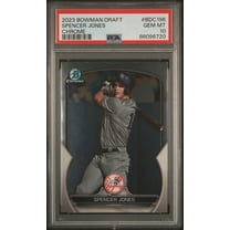 Graded 2023 Topps Bowman Draft Spencer Jones #BDC196 Chrome Rookie RC Baseball Card PSA 10 Gem Mint