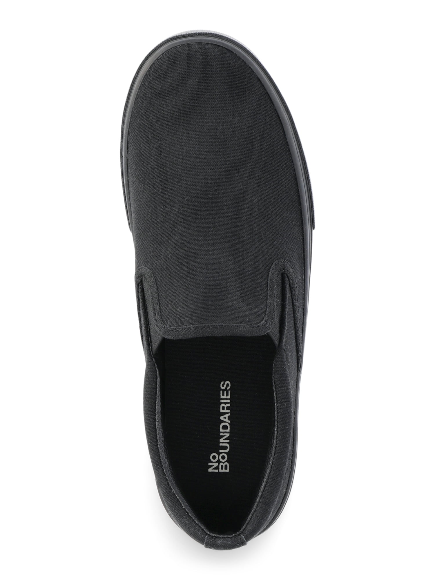 No Boundaries Canvas Slip On Sneakers, Women’s