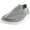 Grey, variant on Sanuk Hi Five Grey Lightweight Slip On Breathable Cushioned Low Top Sneakers (Grey, 8)