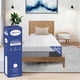 thumbnail image 1 of SNOOZELLE COMFORT Colchón Individual 25 cm Altura, Memory Foam con Carbón Activado y Gel Cooling Que Disipa el Calor, Espuma de Alta Densidad Libera Puntos de Tensión, Tela Transpirable, 1 of 8