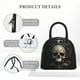 thumbnail image 4 of Balery Gold Pattern Skull Bolsa de Almuerzo para Mujeres, Caja de Almuerzo, Bolsa de Almuerzo Pequeña Impermeable, Tote de Almuerzo Reutilizable con Gran Capacidad, 4 of 6