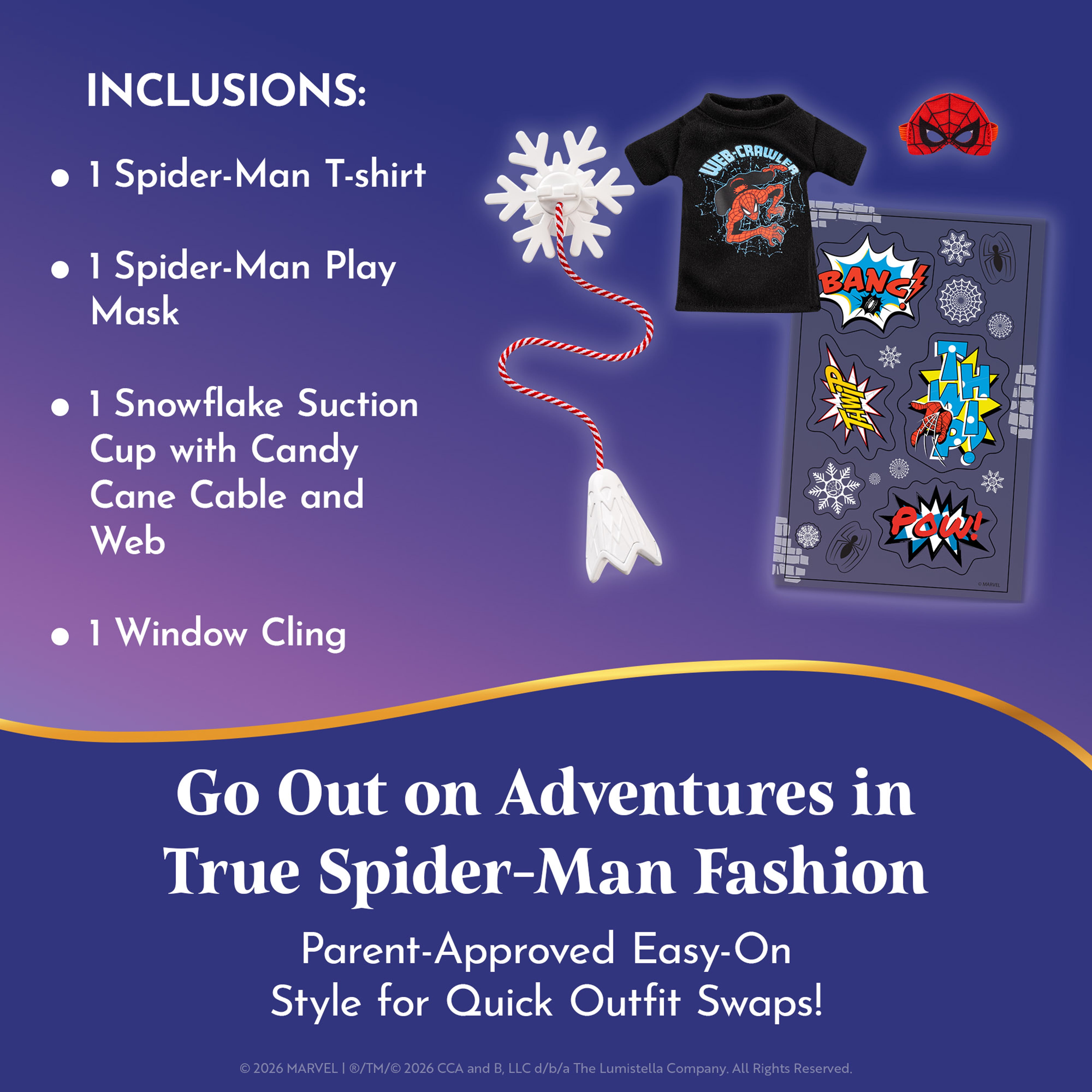 The Elf on the Shelf Marvel Spider-Man Superfan Set - Scout Elf Not Included