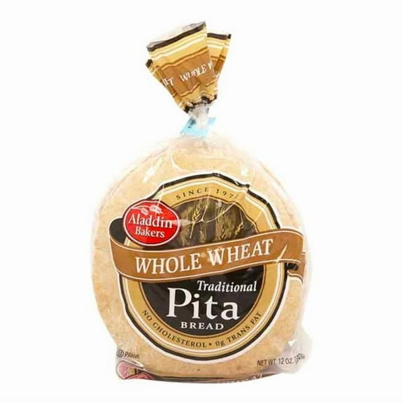 Aladdin Whole Wheat Pita 12 oz