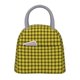 thumbnail image 1 of Balery Yellow Checkered Plaid Bolsa de Almuerzo para Mujeres, Caja de Almuerzo, Bolsa de Almuerzo Pequeña Impermeable, Tote de Almuerzo Reutilizable con Gran Capacidad, 1 of 6