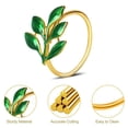 thumbnail image 4 of Juego de 20 Servilleteros de Hoja de Metal Verde KPOSIYA 4.3 cm, 4 of 7