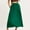 Green, variant on hoksml Long Skirts for Women,Women's High-waisted Hollowed Out Solid Color Flowing Half Skirt A-line Skirt Full Skirt