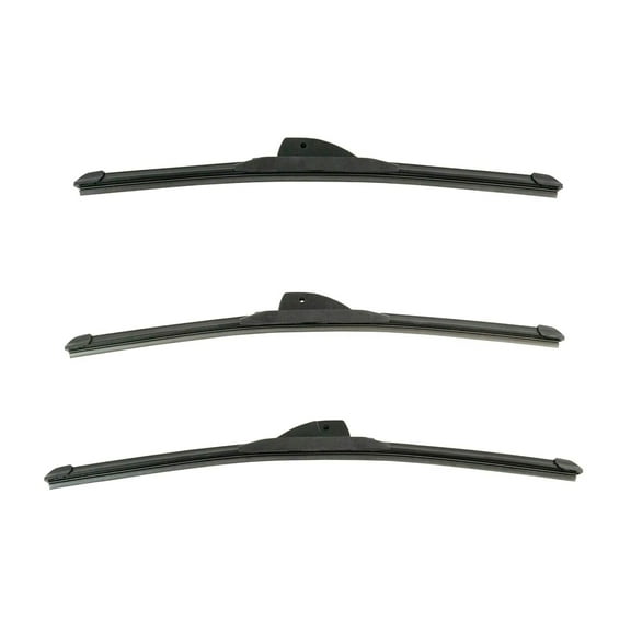 Geelife For Nissan 1987 Sentra Tech & Tech Windshield Wiper Blade Front & Rear 3pc Set