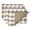Beige, variant on Fennco Styles Buffalo Check Double Layers Reversible Placemats 14" W x 20" L, Set of 4 - Handmade in USA