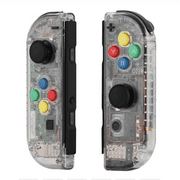 Angle View: Hmount Deeroll Case For Nintend Switch NS Controller Joy-Con shell Game Console Switch Case D-PAD Version(Right joy con ONLY/Transparent)
