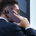 thumbnail image 5 of iPhone 14 Case ,Vintage PU Leather Flip Cover Card Slots Magnetic Kickstand Hand Strap Case for iPhone 14, 5 of 5