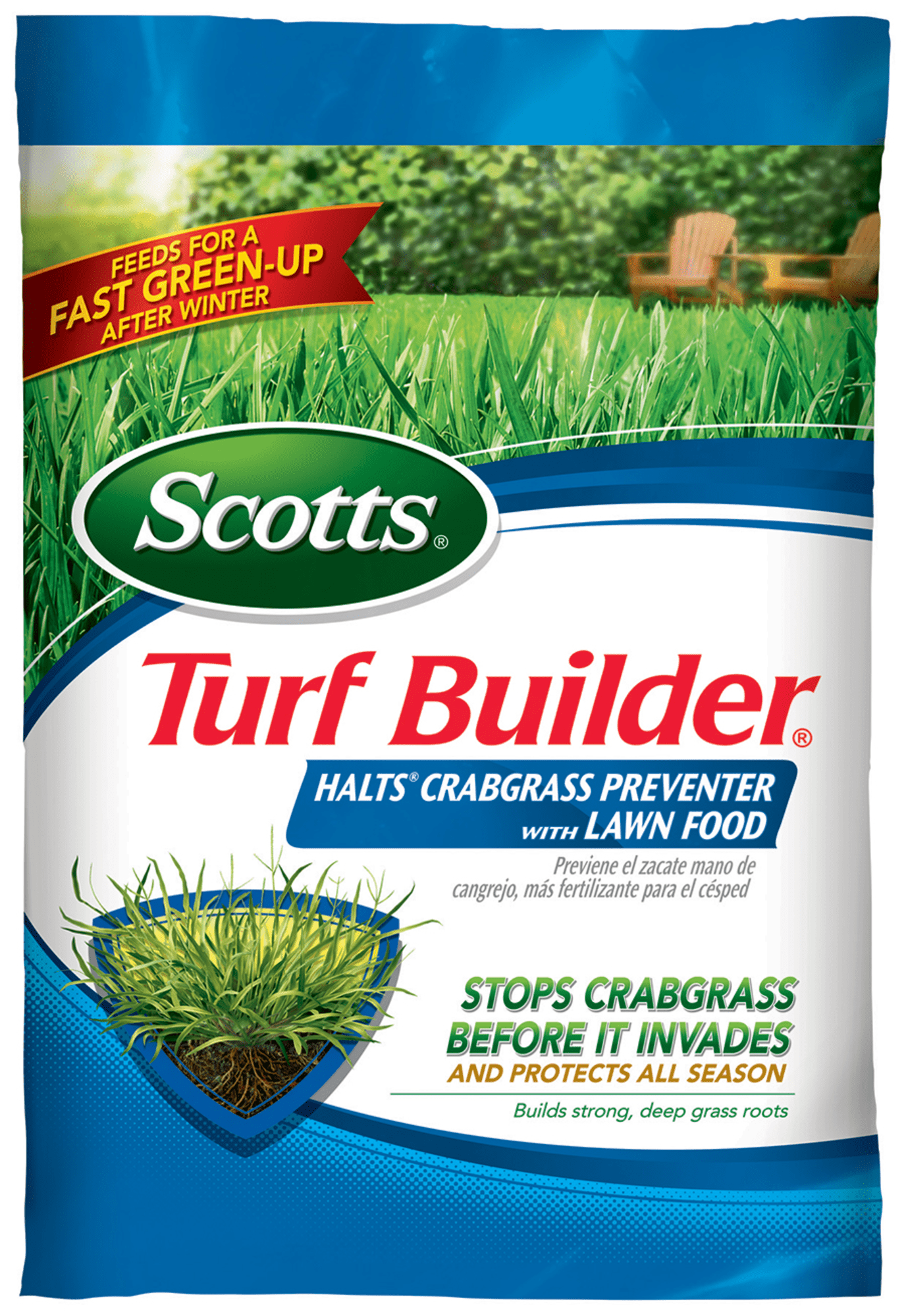 Scotts Turf Builder Halts Crabgrass Preventer with Lawn Food, 15,000 sq