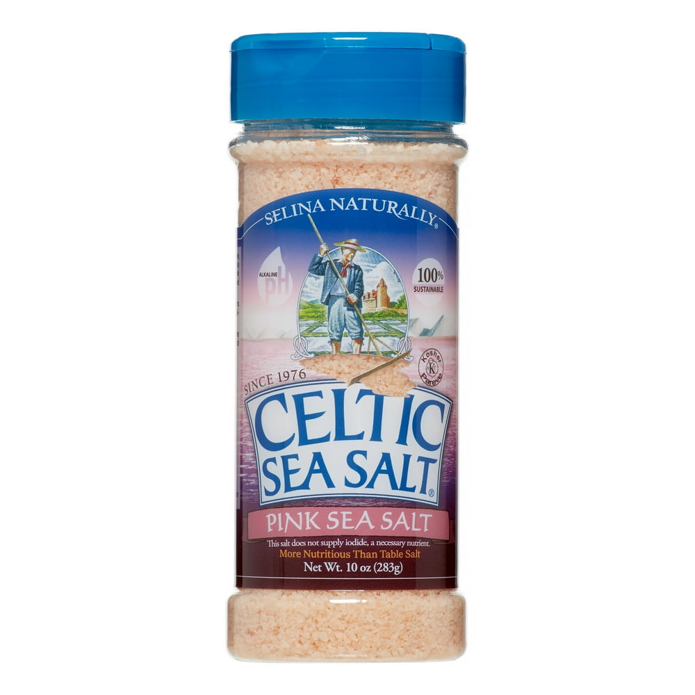 Celtic Sea Salt Pink Coarse Salt Shaker, 10 Oz