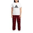 thumbnail image 4 of CafePress - Celtic Pyramid Women's Light Pajamas - Women's Short Sleeve Print T-Shirt and Pants Light Cotton Pajama Set, 4 of 7