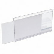 1PACK Aigner Index Label Holder,Clear,Smooth,Slide In,PK25 EP-2400 EP-2400 ZO-G7282117