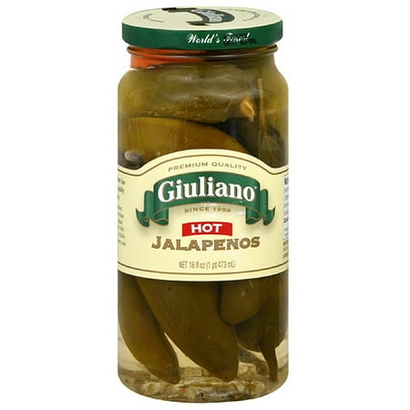 Giuliano Whole Jalapeno Peppers, 16 Oz,