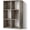 Dark Grey, variant on Yuanmin Sturdy Room 11-Inch Cube Storage Organizer Shelf, with Thick Exterior Edge, Storage Shelf Divider w/Back, Bookcase, 9-Cube, Rustic Grey Oak